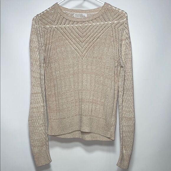 It’s pure gold Women's Beige Sweater - Picture 1 of 7